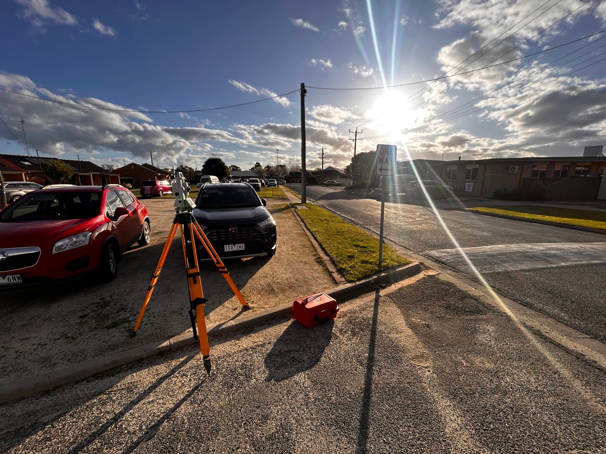Establishment, drainage and kerb setout, 5D Surveying